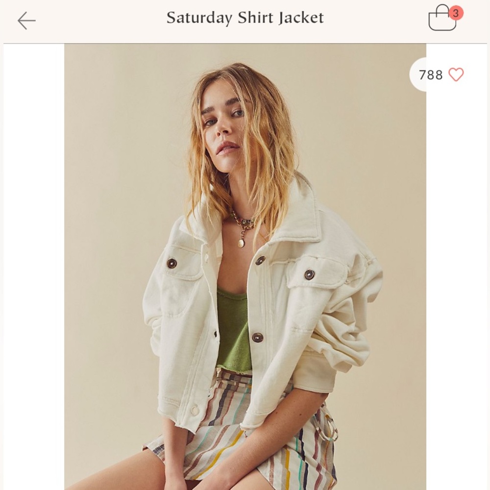 Free People Saturday Shirt Jacket